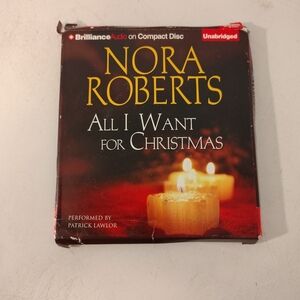 'All I Want for Christmas' CD by Nora Roberts - Black and Red